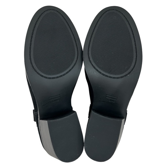 TOMS Constance Black Suede Pull On Style Ankle Boots NEW 8 - Picture 12 of 12